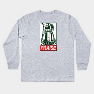 PRAISE - Solaire Dark Souls Kids Long Sleeve T-Shirt